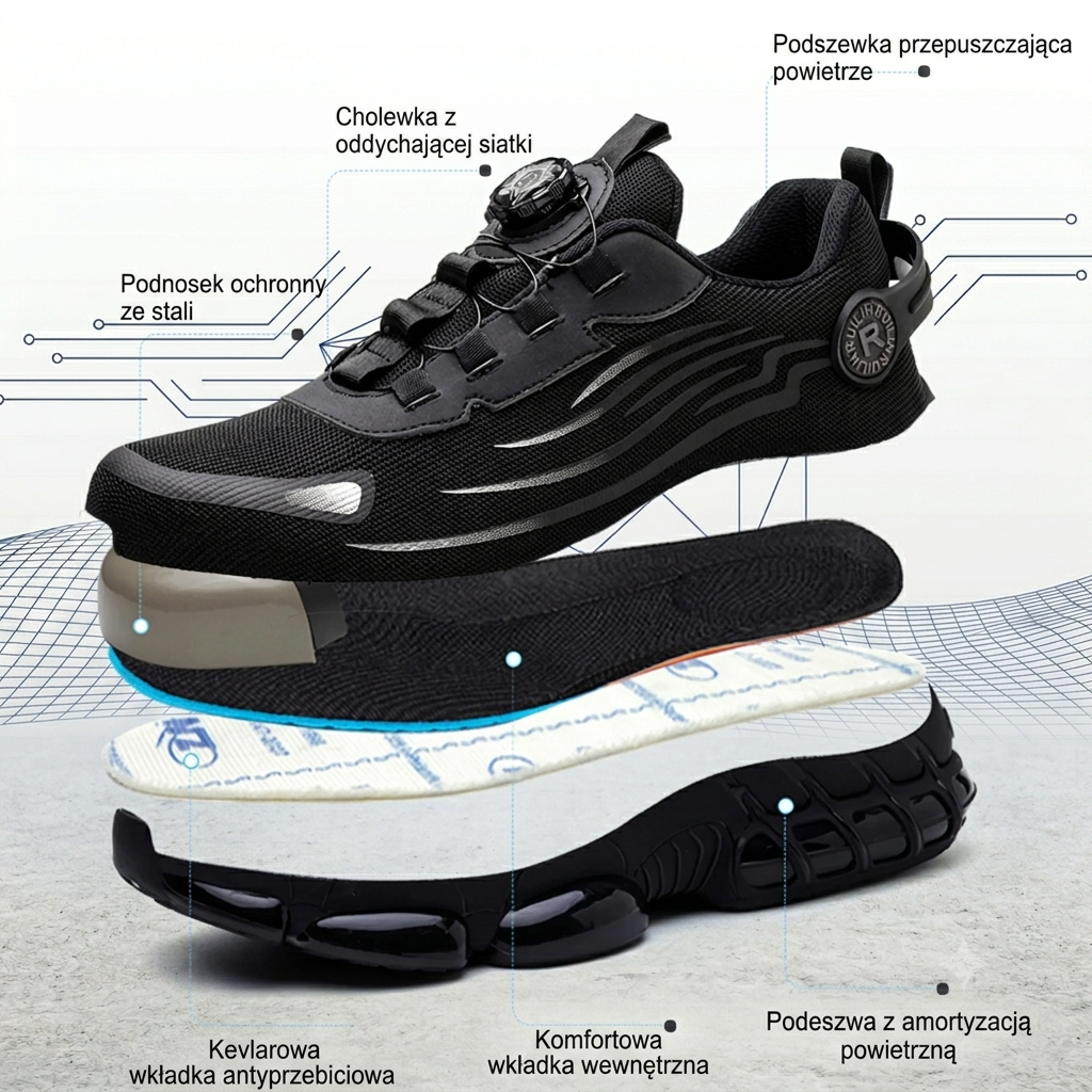 Safero™- Sportowe buty robocze